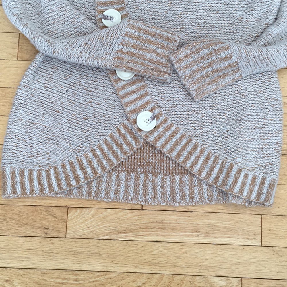 Vera Moda Denim asymmetrical knit cardigan Large - Picture 7 of 7